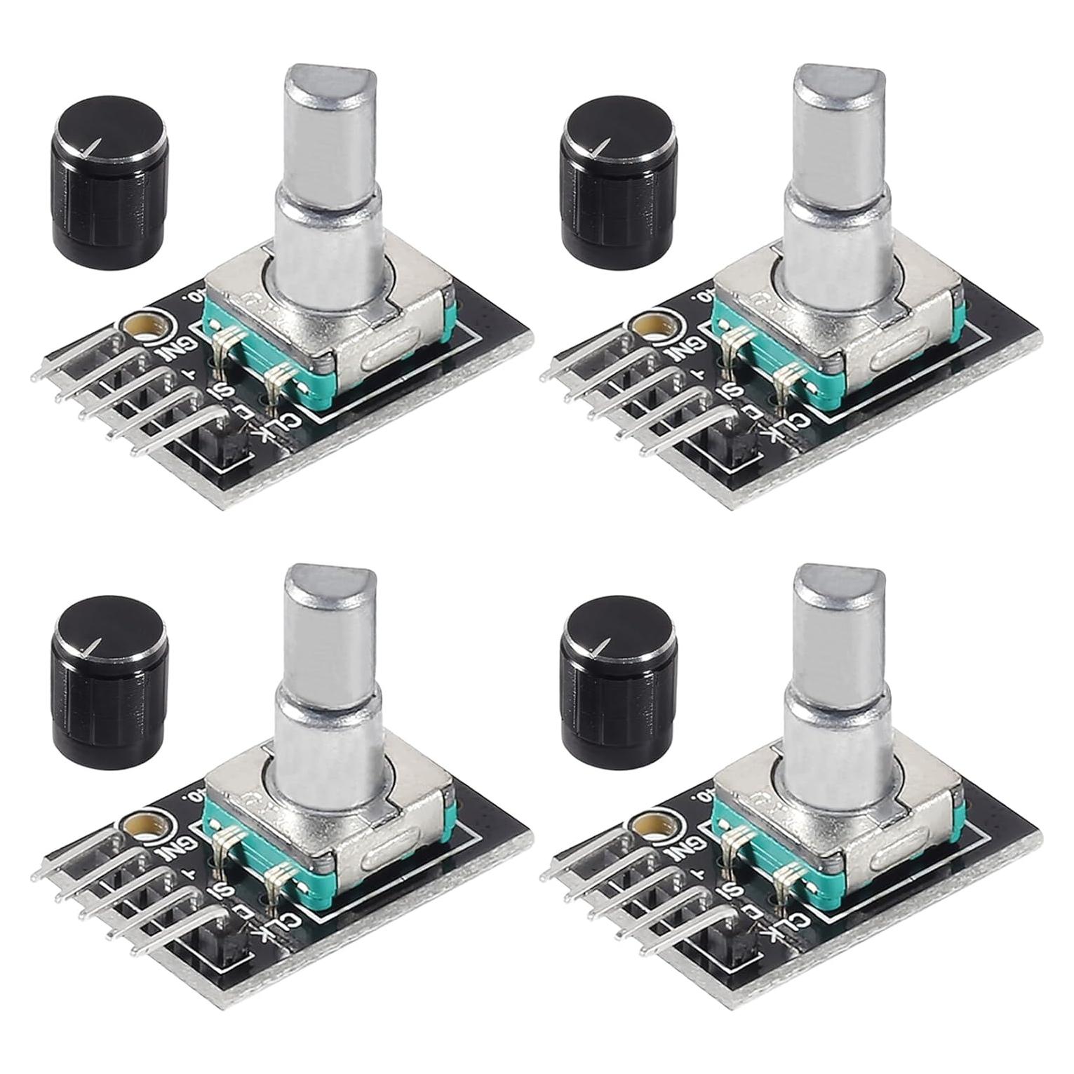 4 Piezas Módulo Codificador Rotativo KY-040 360 Grados 5V