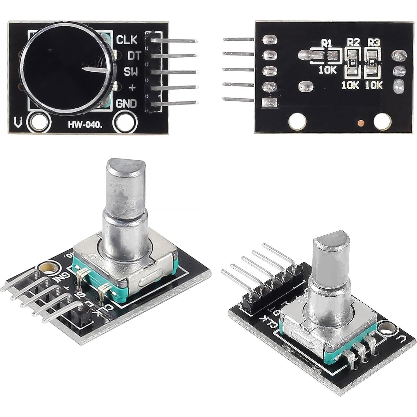 4 Piezas Módulo Codificador Rotativo KY-040 360 Grados 5V