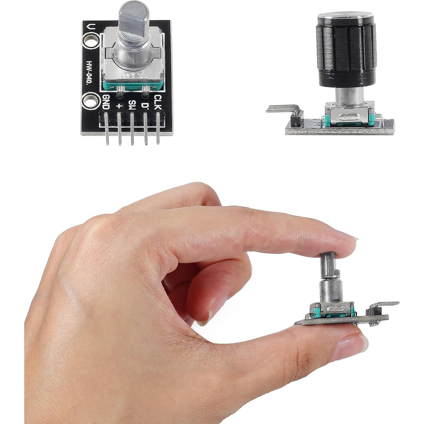 4 Piezas Módulo Codificador Rotativo KY-040 360 Grados 5V