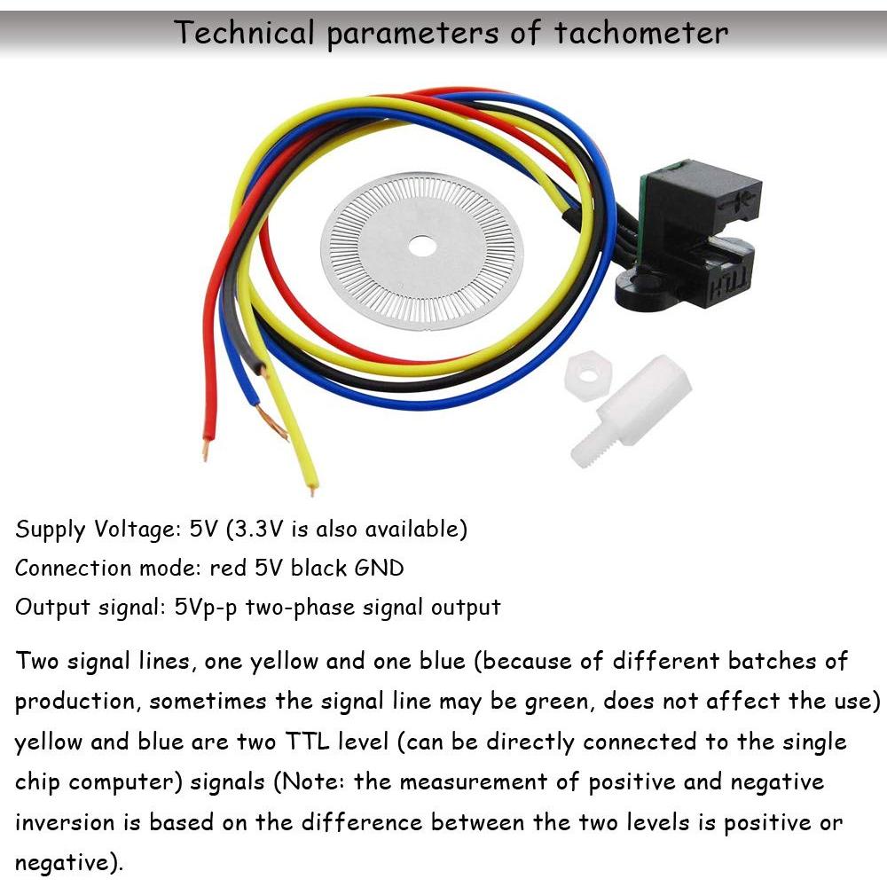 Sensor de Velocidad Fotoeléctrico Encoder Ximimark 2 Pcs