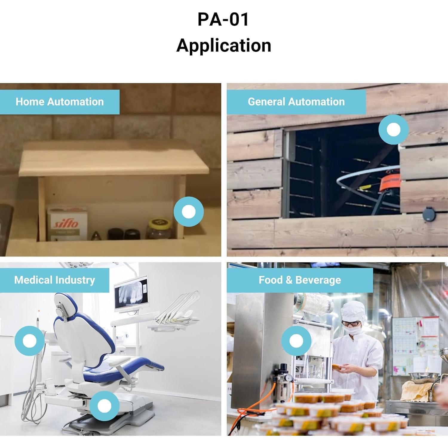 Actuador Lineal Mini 12VDC Progressive Automations 7.62cm 25.4kg