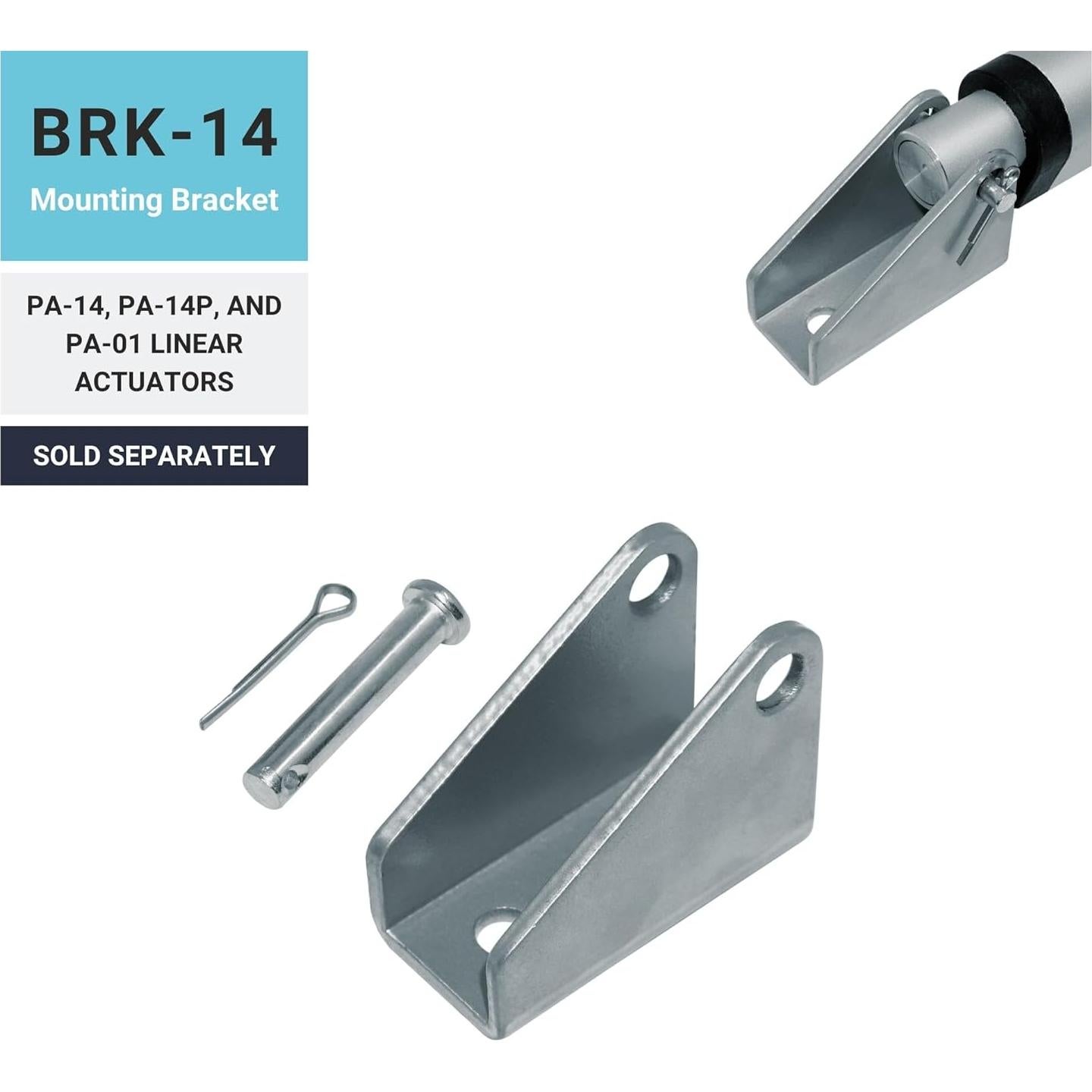 Actuador Lineal Mini 12VDC Progressive Automations 7.62cm 25.4kg