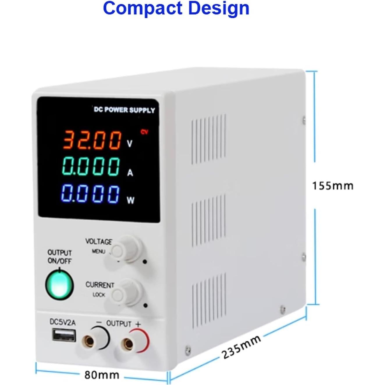 Fuente de Alimentación DC Ajustable 30V 10A NaviTech NP3010HC