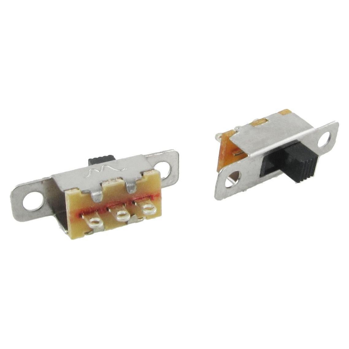 Interruptor Deslizante Vertical uxcell 5 Pcs 1P2T 3 Pines