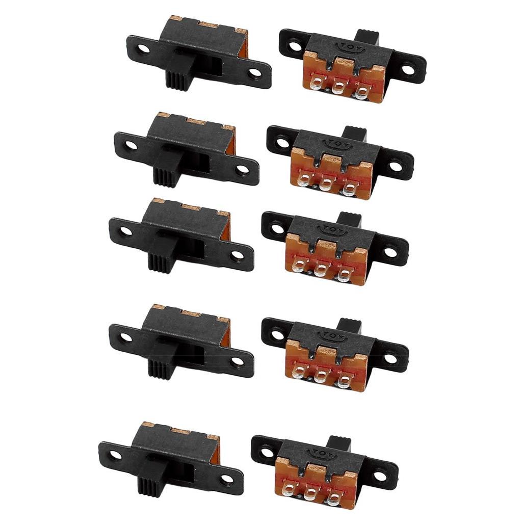 Interruptor Deslizante Micro uxcell 10 Pcs SPDT Retención