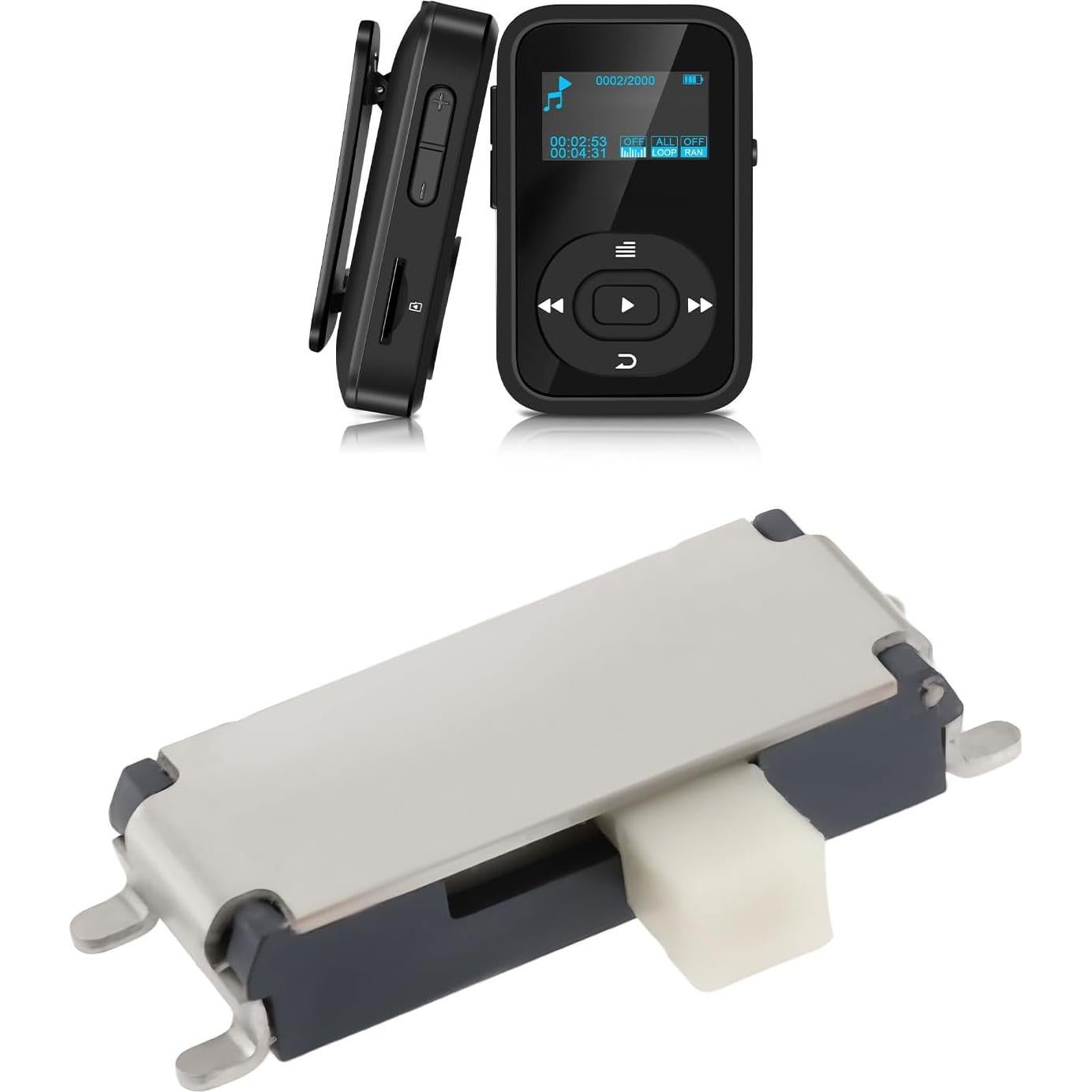 50 Interruptores Deslizantes 7 Pines SPDT MSK-12C02 para MP3/MP4