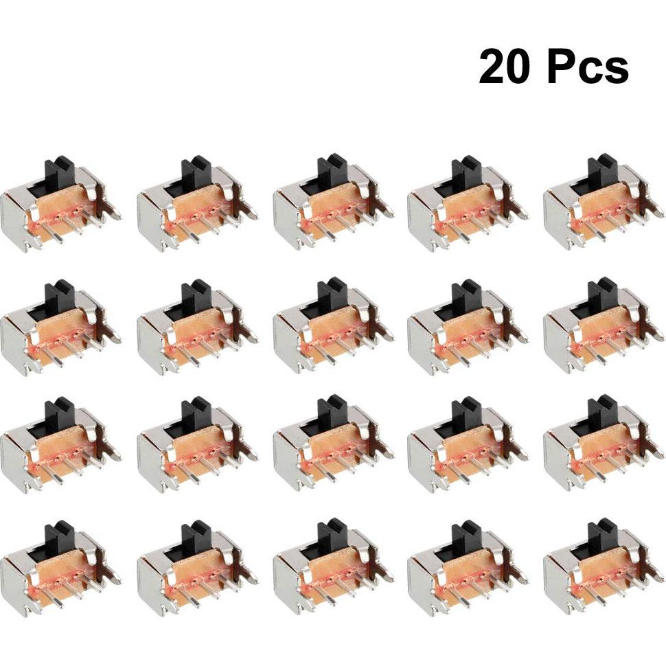 Interruptor Deslizante 2 Posiciones uxcell 20 Pcs 2mm Retención