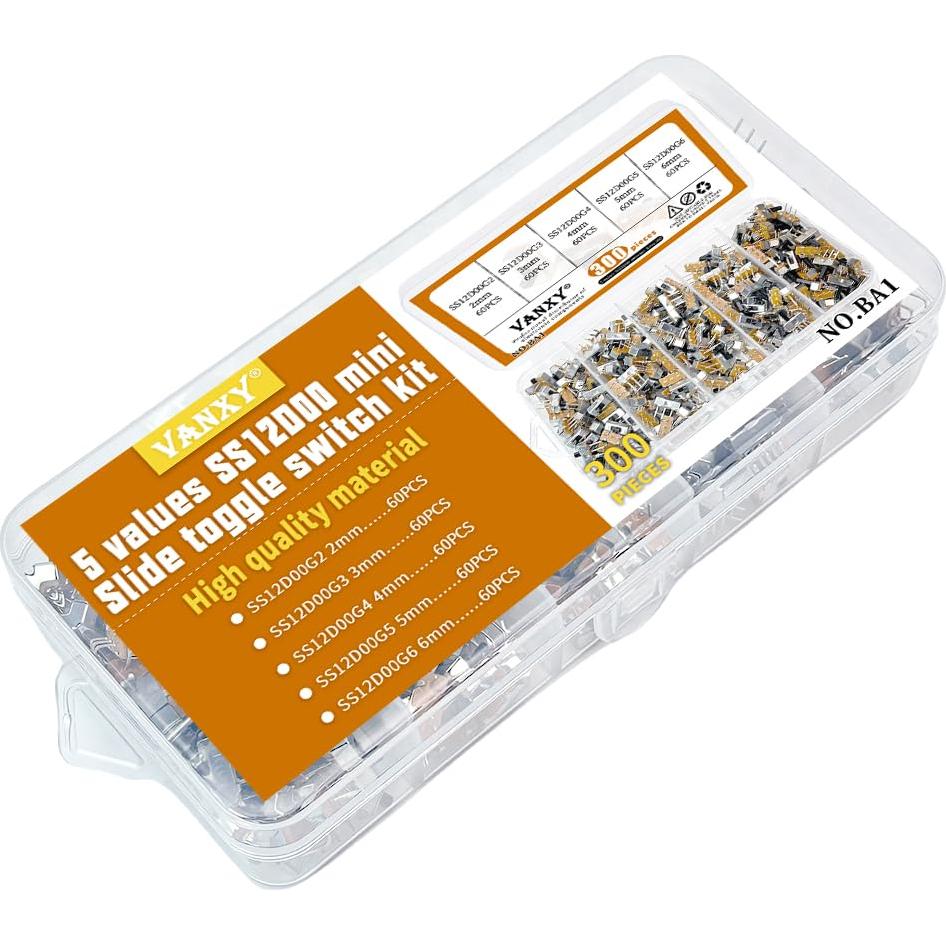 Kits de Interruptores Deslizantes Verticales Mini VANXY 300Pcs