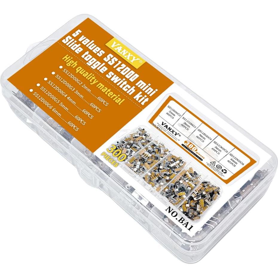 Kits de Interruptores Deslizantes Verticales Mini VANXY 300Pcs