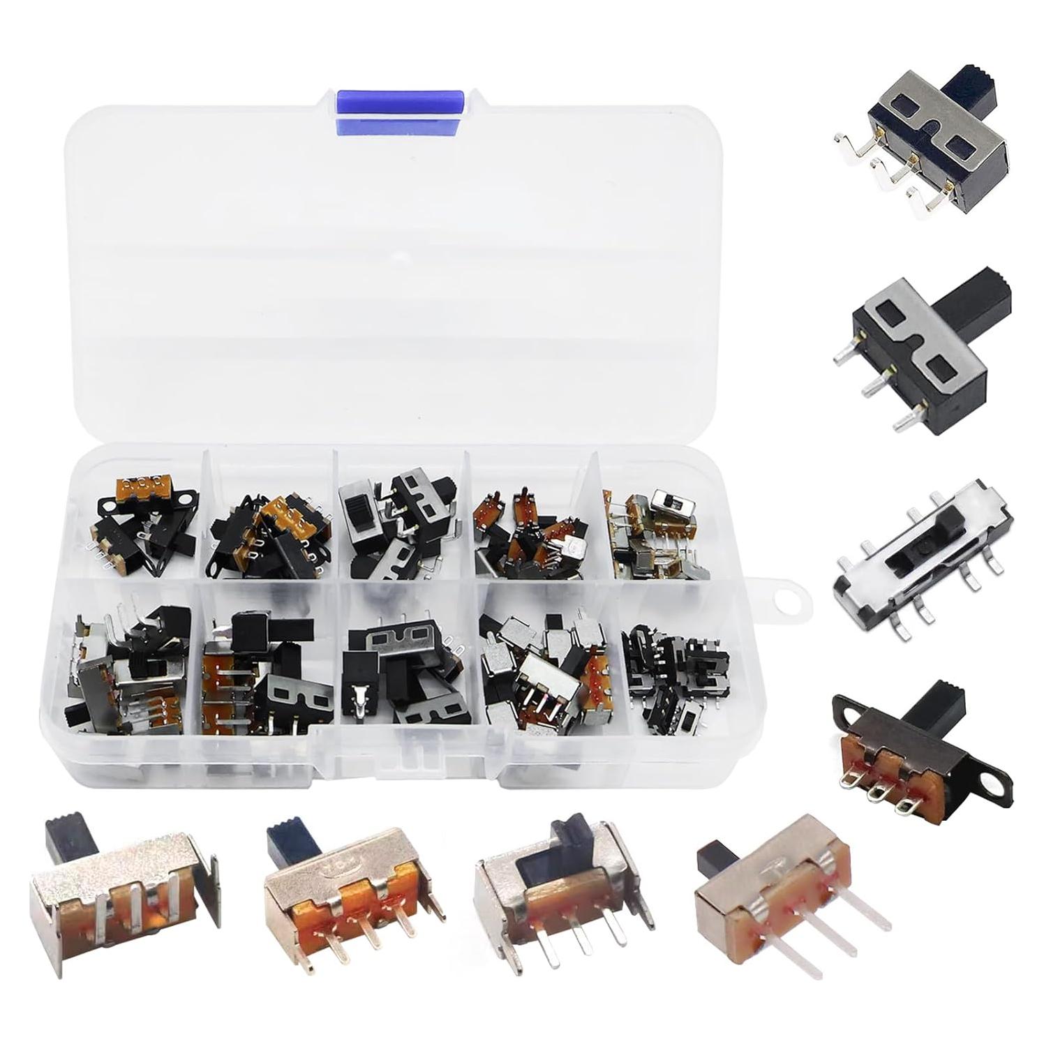 Kit de Interruptores de Palanca 70 Piezas YEAZ SPDT DPDT