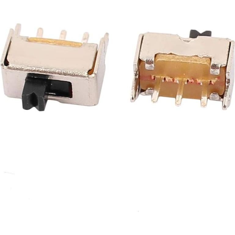 Mini Interruptor Deslizante uxcell SS-12D07 5 Piezas SPDT