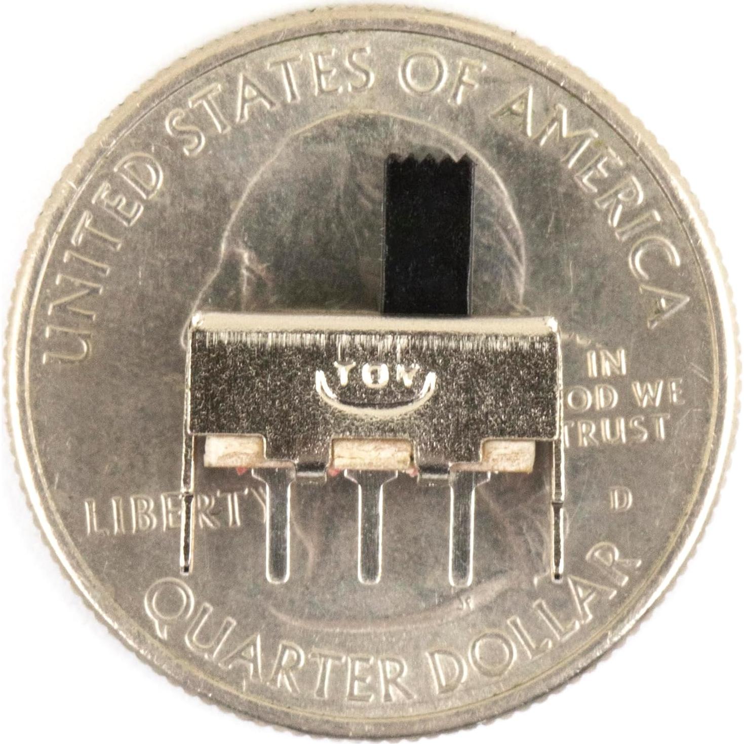 50 Interruptores de Palanca 1P2T SPDT yddmyo 5mm Verticales