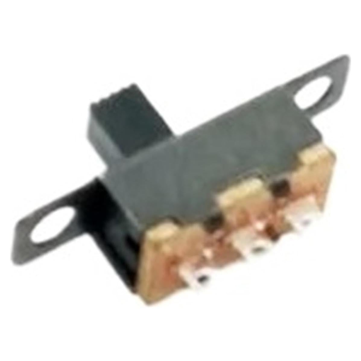 Interruptor deslizante SPDT mini negro LSUHUI 100 piezas 6MM