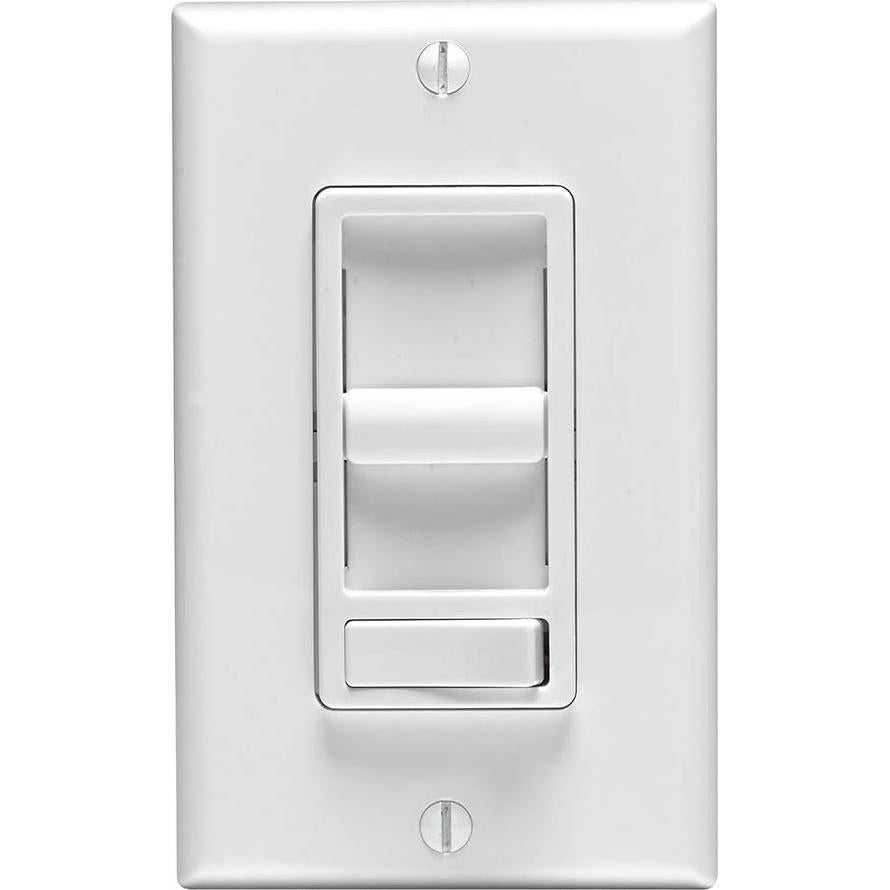 Interruptor Regulador Leviton SureSlide 300W Bajo Voltaje Blanco