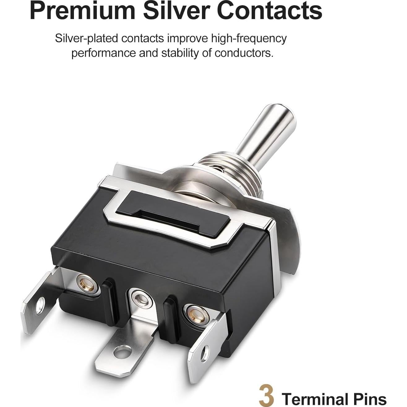 Interruptor de Palanca SPDT 3 Pines Baomain 15A 250V AC