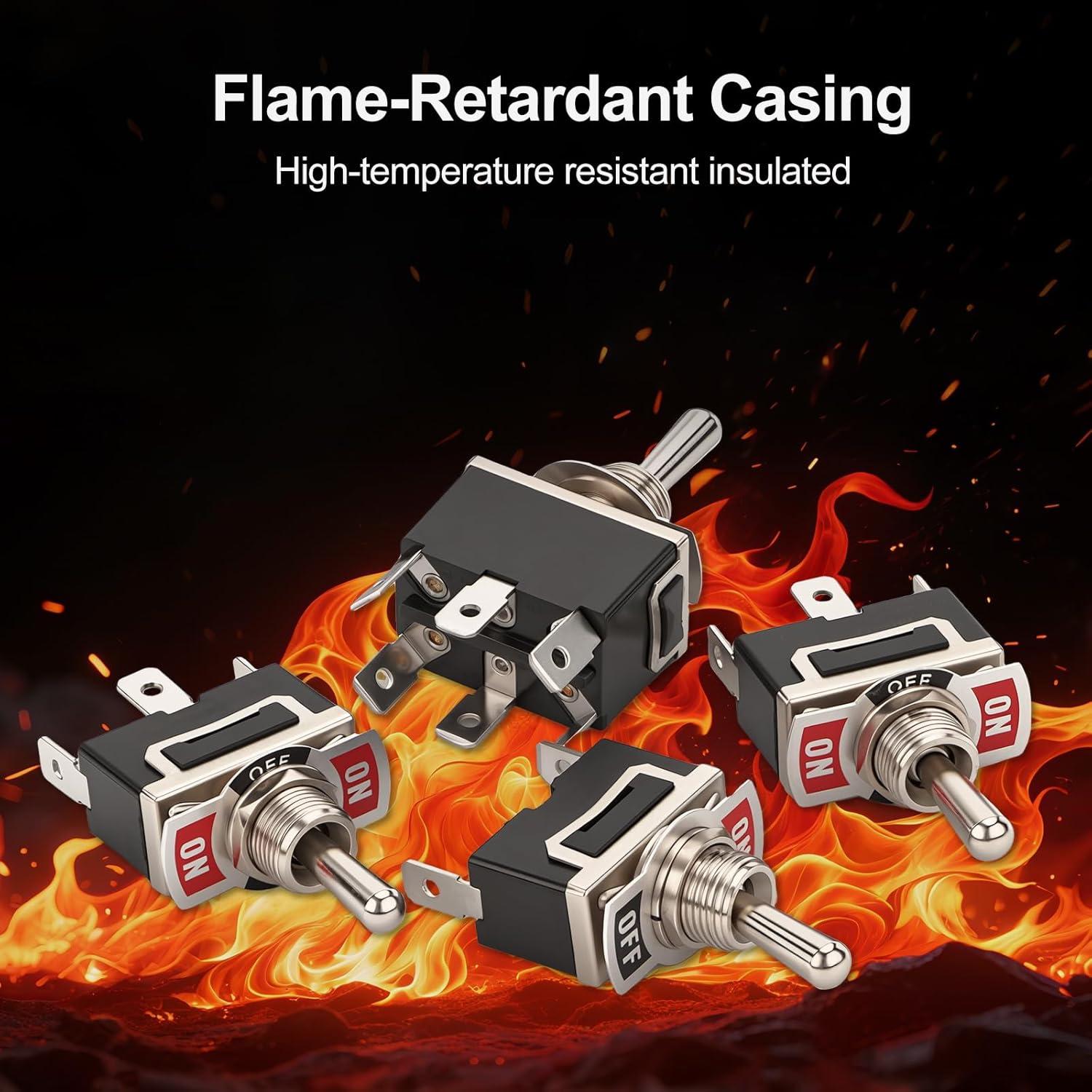 Interruptor de Palanca SPDT 3 Pines Baomain 15A 250V AC