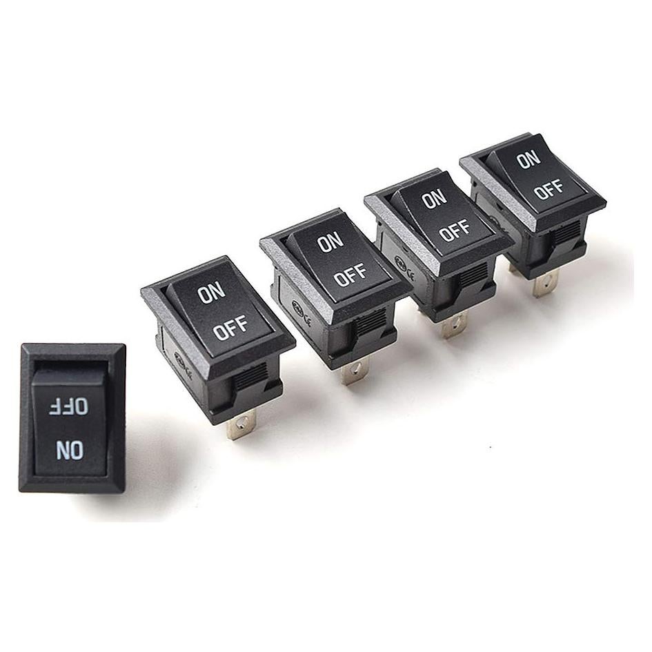 Interruptor Rocker Mini SPST 2 Pines EKYLIN - Paquete de 5