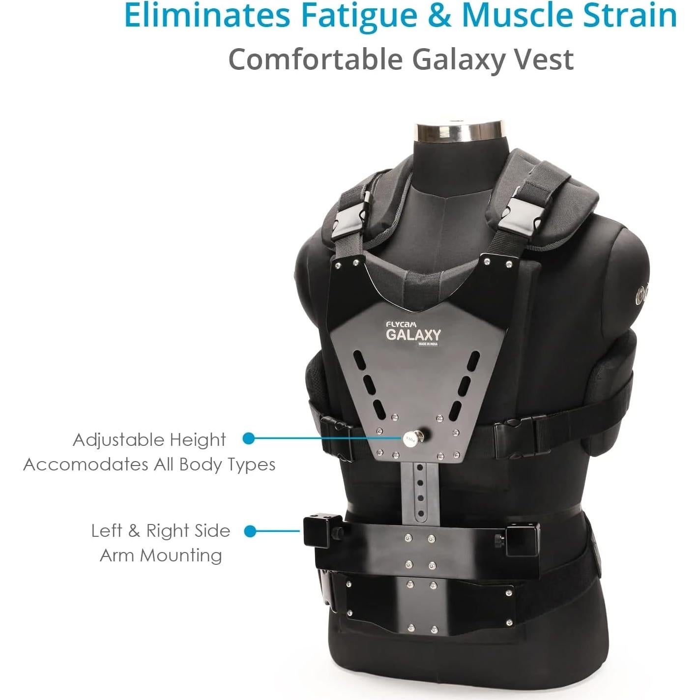 FLYCAM Galaxy Doble Brazo y Chaleco Estabilizador 2,27kg