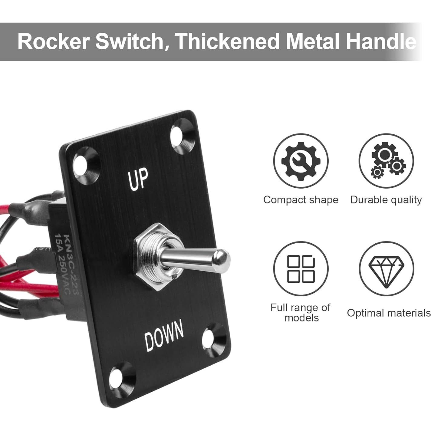 Interruptor de Palanca GUETNEU 6 Pines 15A-250V AC/DC Impermeable