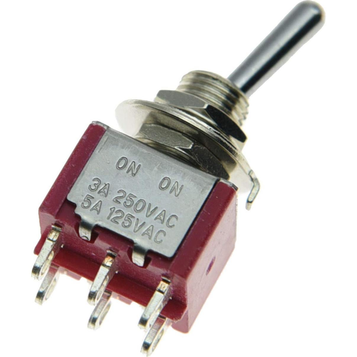 Interruptor Mini ON ON 6 Pines SALECOM 3xS349 7.94mm
