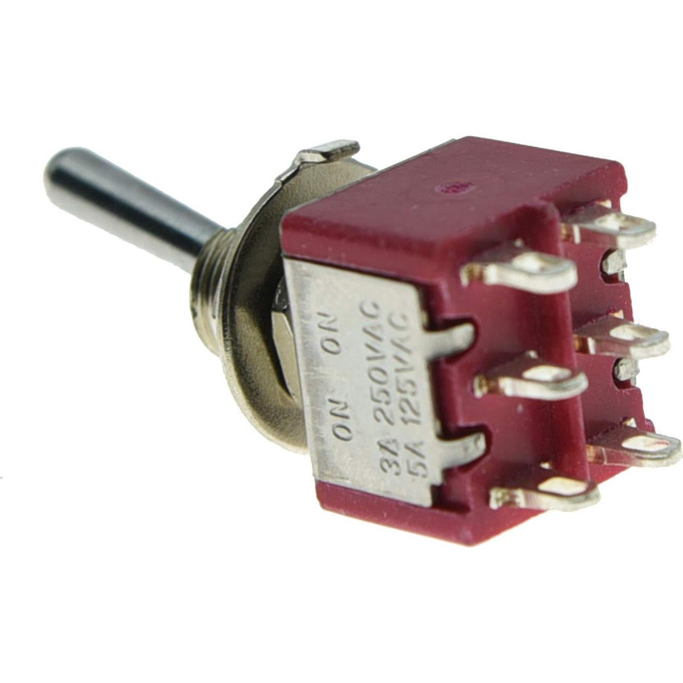 Interruptor Mini ON ON 6 Pines SALECOM 3xS349 7.94mm