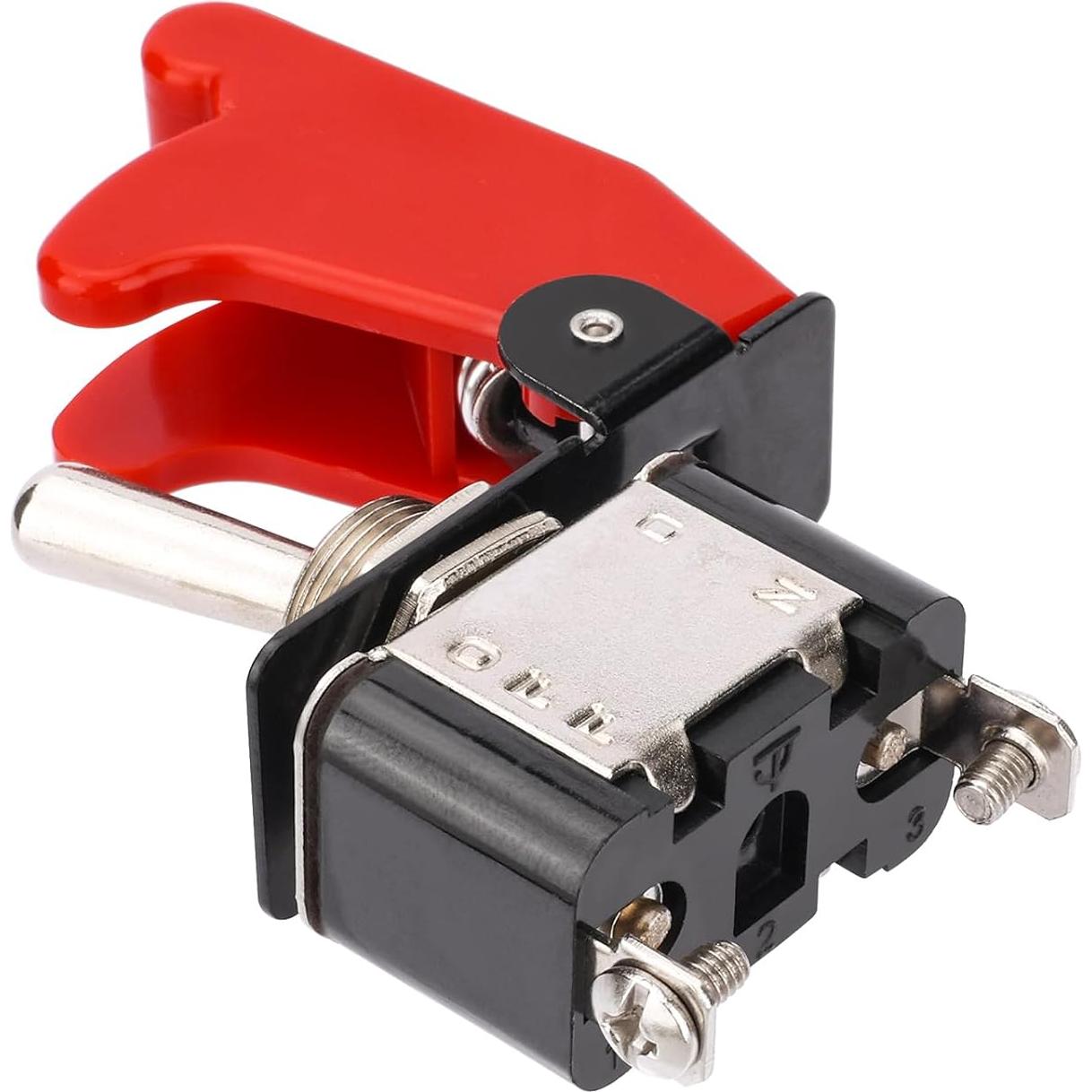 Interruptor de Palanca Baomain 20A 12V con Cubierta de Seguridad
