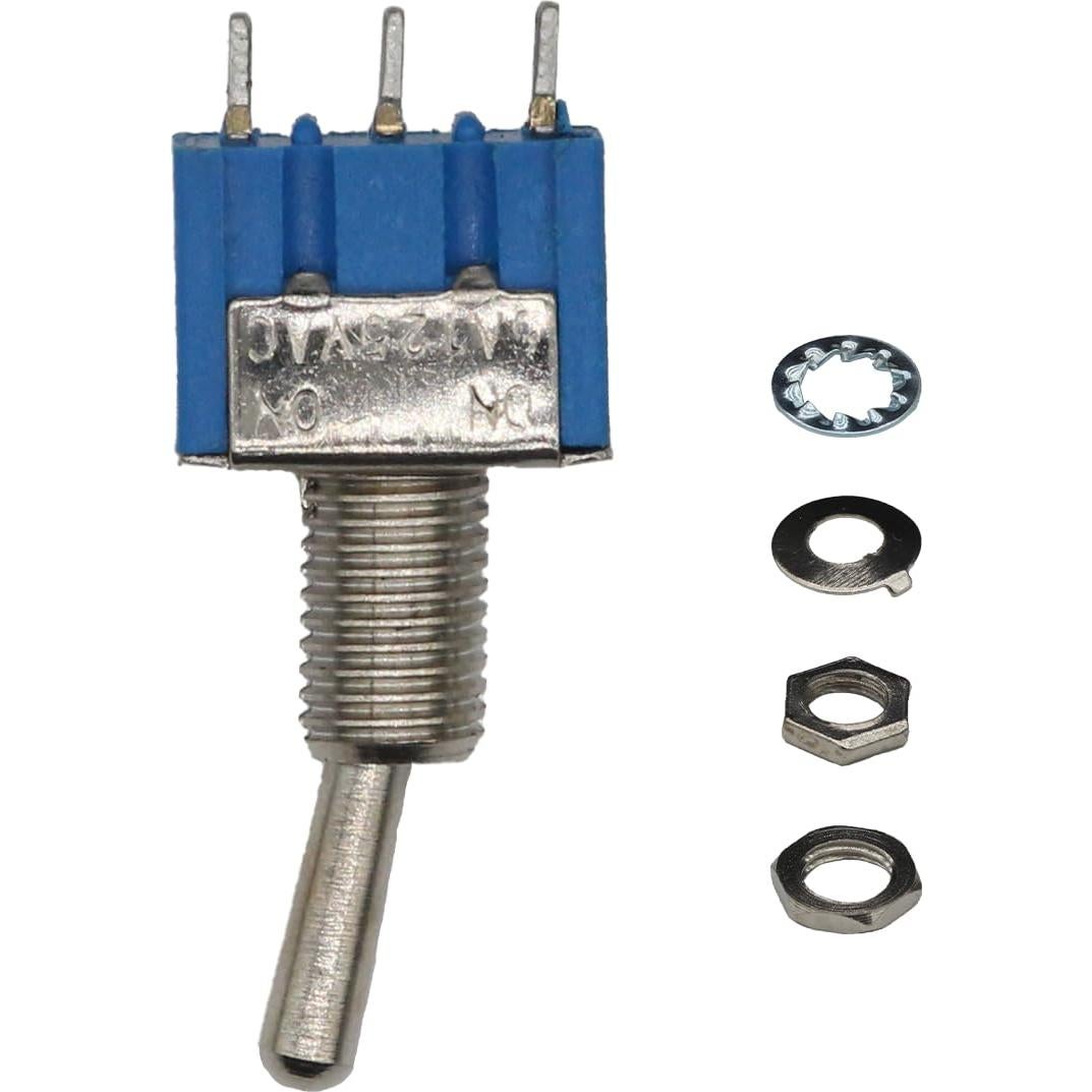 Interruptor de Palanca MTS102 Azuocn 15PCS 125V 6A SPDT