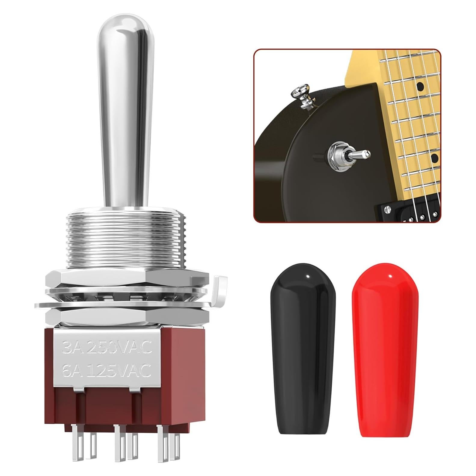 Interruptor de Palanca DaierTek 3 Vías DPDT para Guitarra