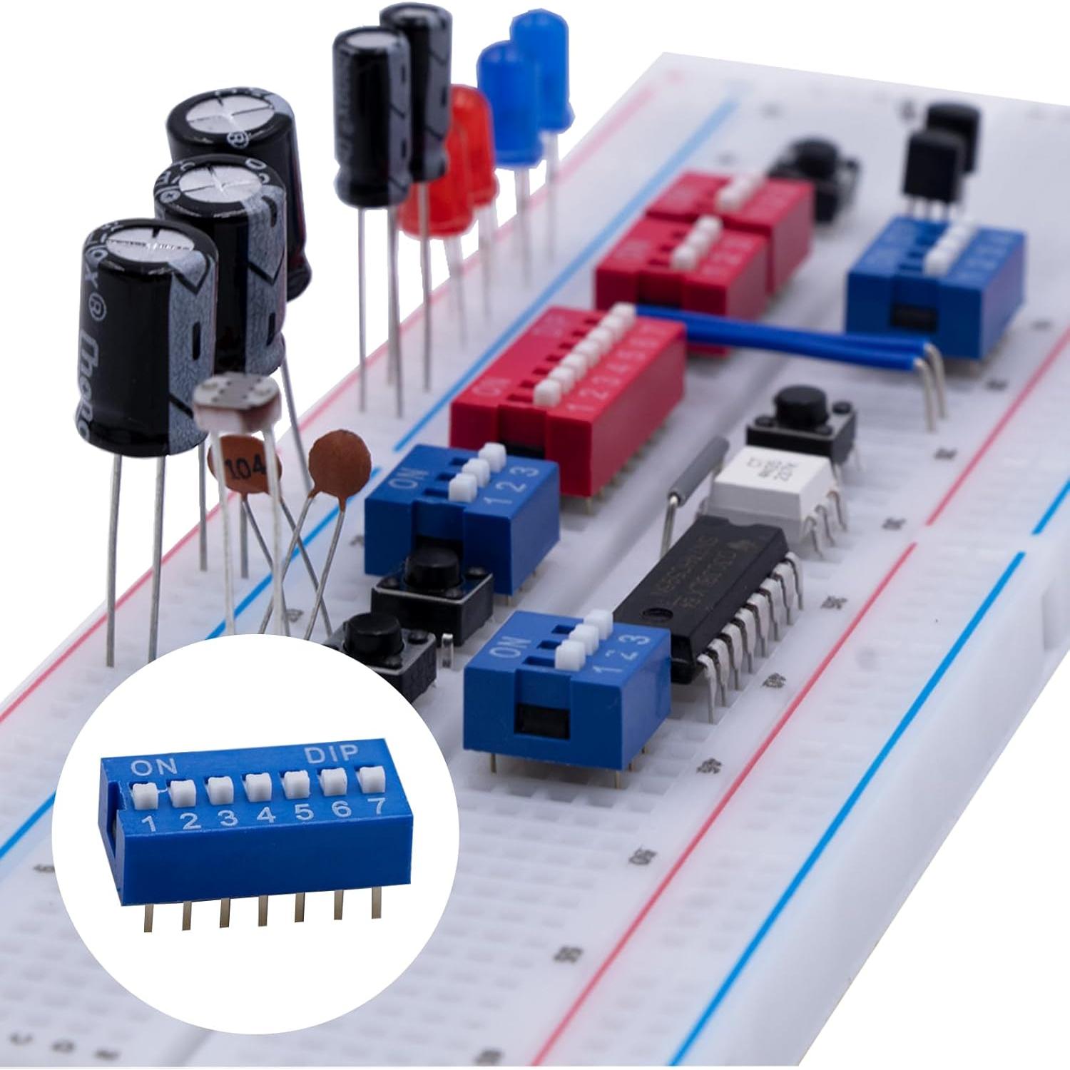 Kit de 41 Interruptores de Palanca Azul EGSCST 1-10 Posición