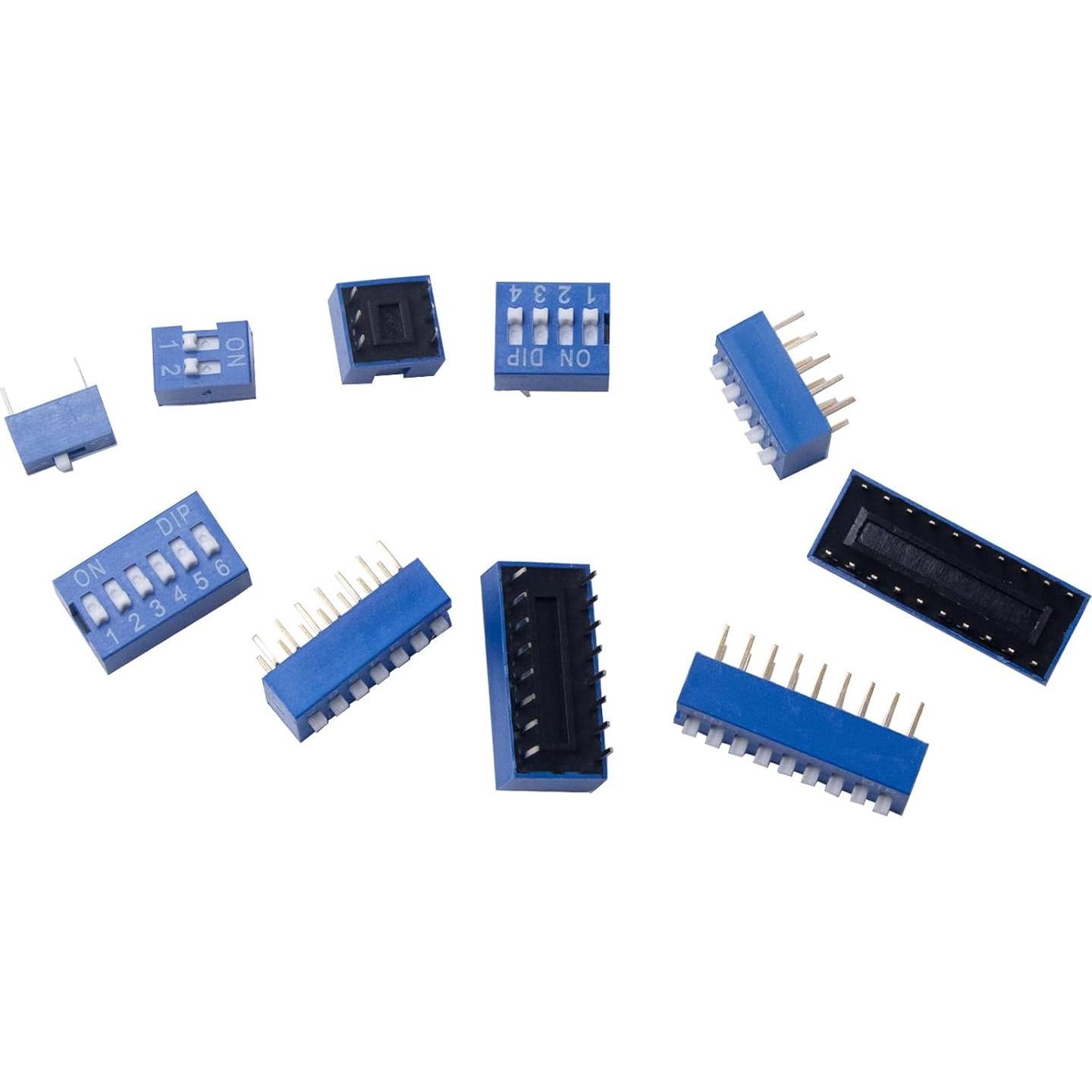 Kit de 41 Interruptores de Palanca Azul EGSCST 1-10 Posición