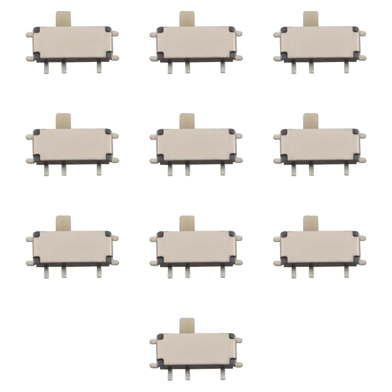 10 Interruptores Deslizantes Micro On/Off Ruiwaer MSK-12C02