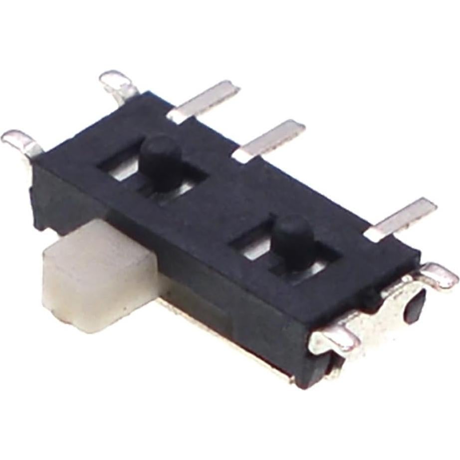10 Interruptores Deslizantes Micro On/Off Ruiwaer MSK-12C02