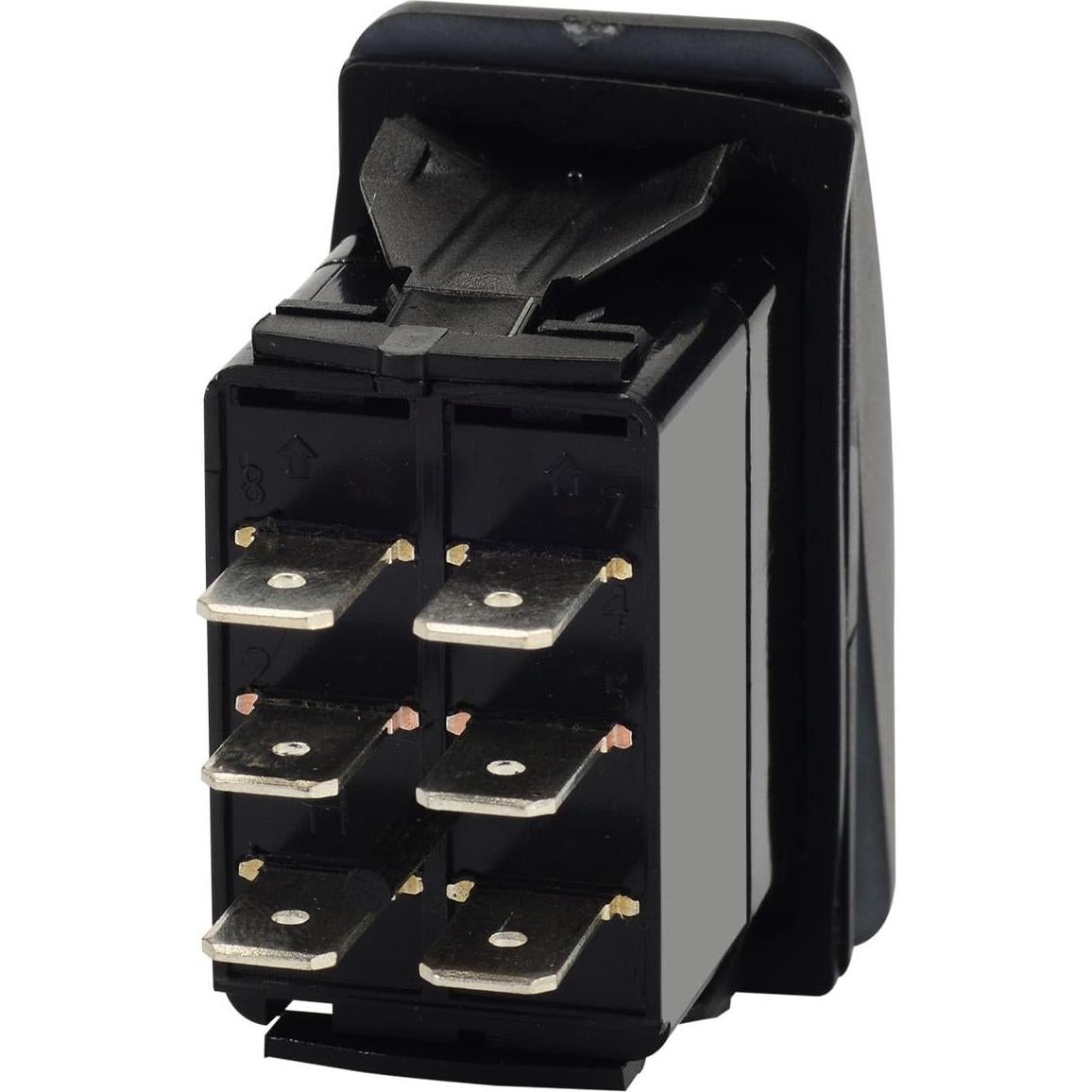 Interruptor de Palanca Momentáneo 12V BANDC 6 Pines DPDT