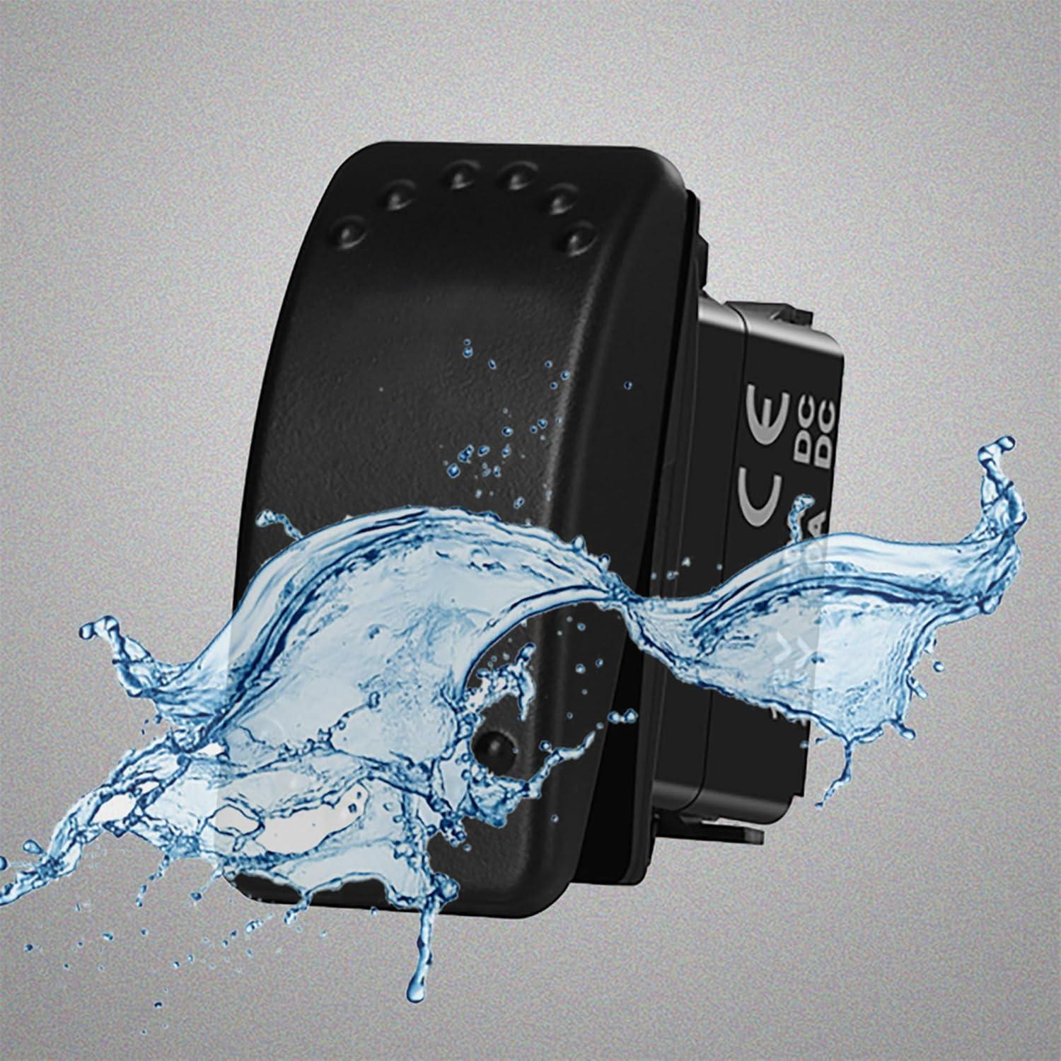 Interruptor de Palanca Momentáneo 12V BANDC 6 Pines DPDT