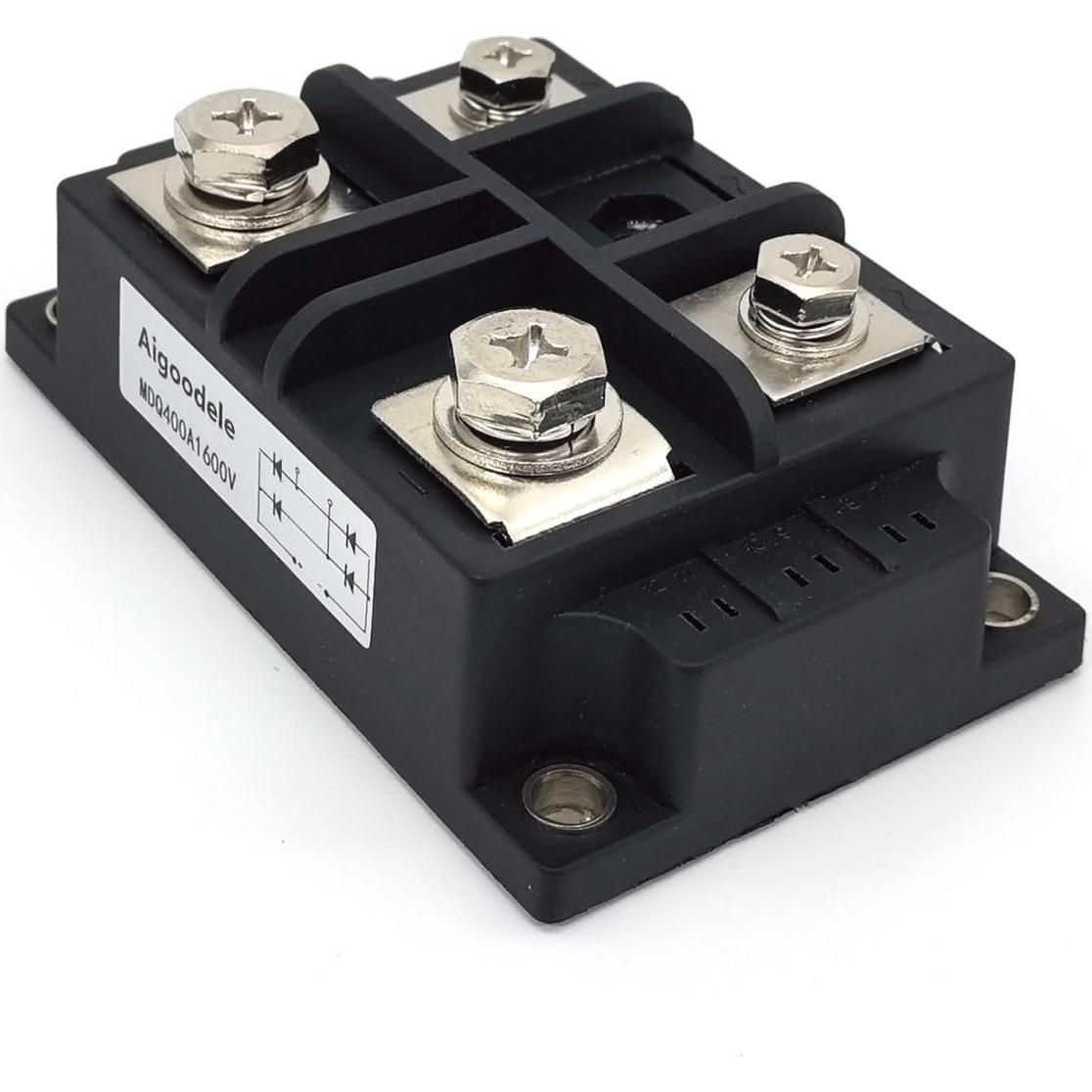 Rectificador de Puente Aigoodele MDQ400A 400A 1600V 4 Terminales