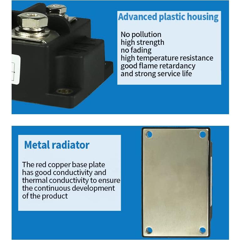 Rectificador de Puente Aigoodele MDQ400A 400A 1600V 4 Terminales