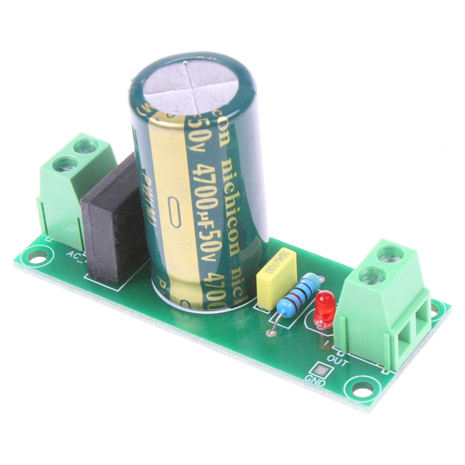 Placa de Filtro Rectificador NOYITO 50V 4700uF 6A AC a DC