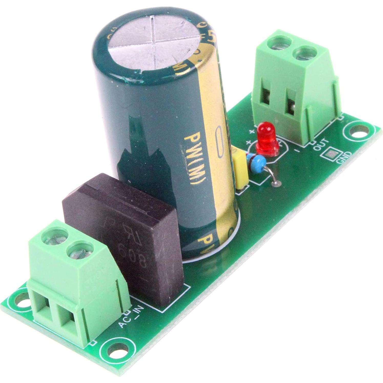 Placa de Filtro Rectificador NOYITO 50V 4700uF 6A AC a DC