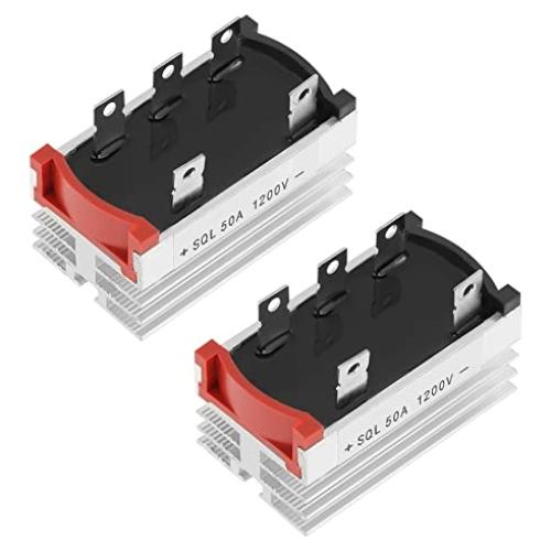 Conjunto de 2 Rectificadores de Puente 3 Fases Garosa 50A 1200V