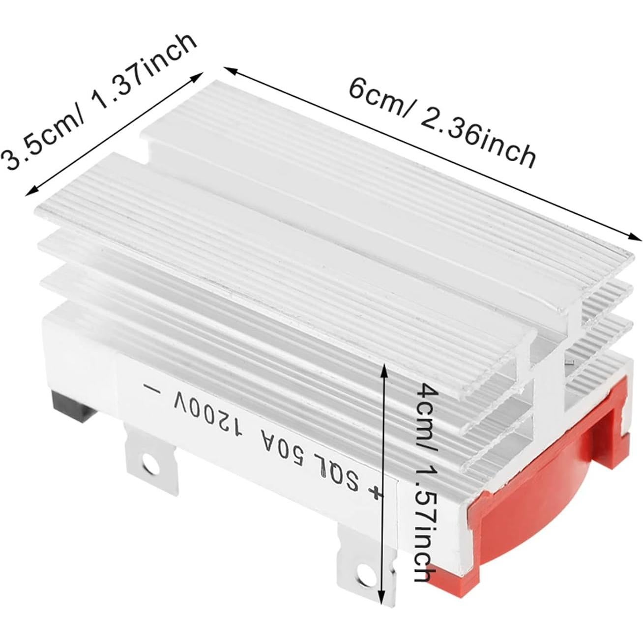 Conjunto de 2 Rectificadores de Puente 3 Fases Garosa 50A 1200V
