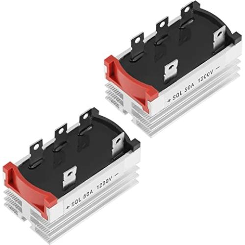 Conjunto de 2 Rectificadores de Puente 3 Fases Garosa 50A 1200V