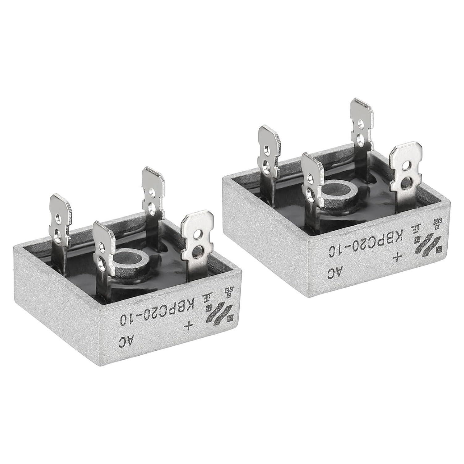 Diodo Rectificador PATIKIL KBPC20-10 20A 1000V 2 Pcs