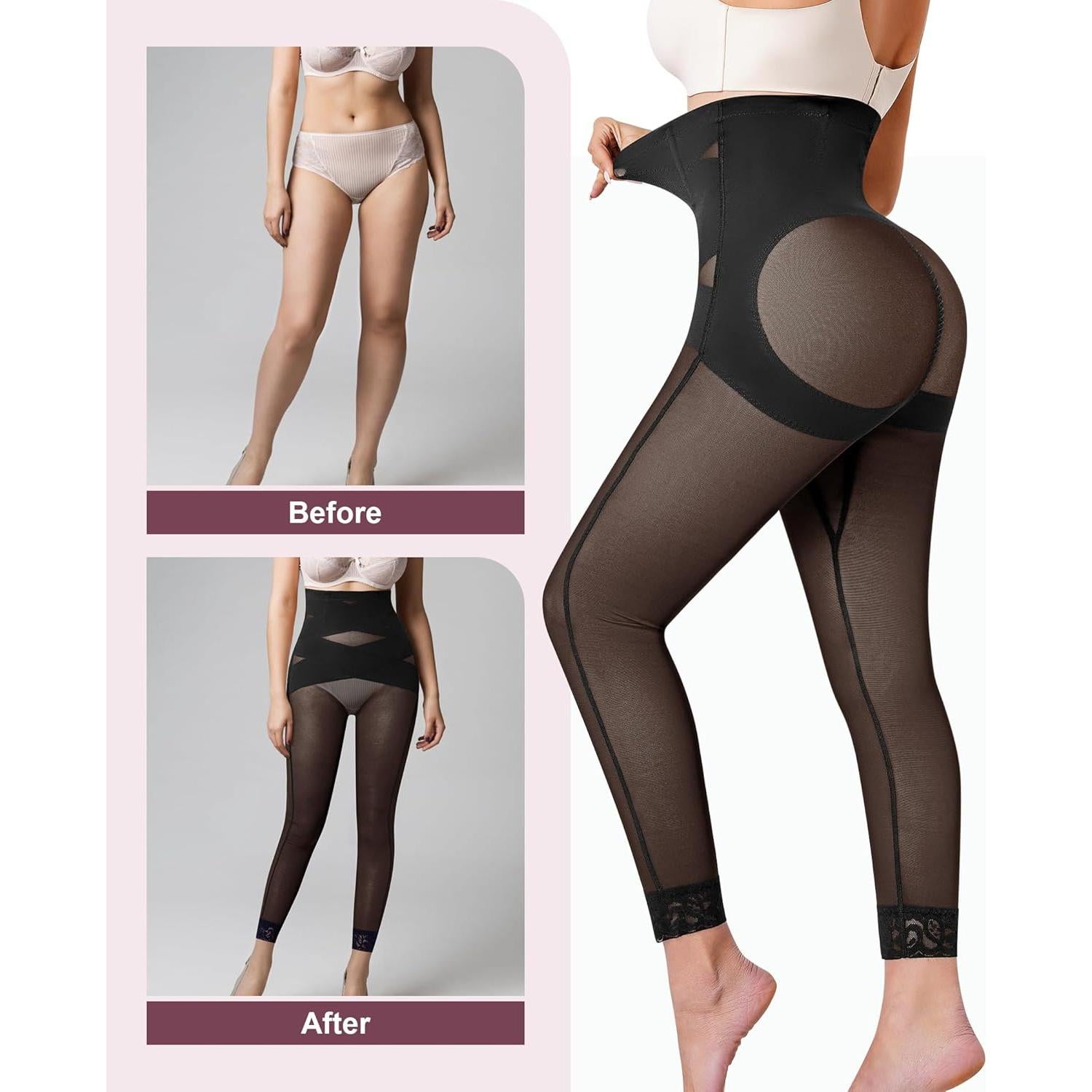 RDSIANE Shapewear Control Abdomen Leggings Levanta Glúteos