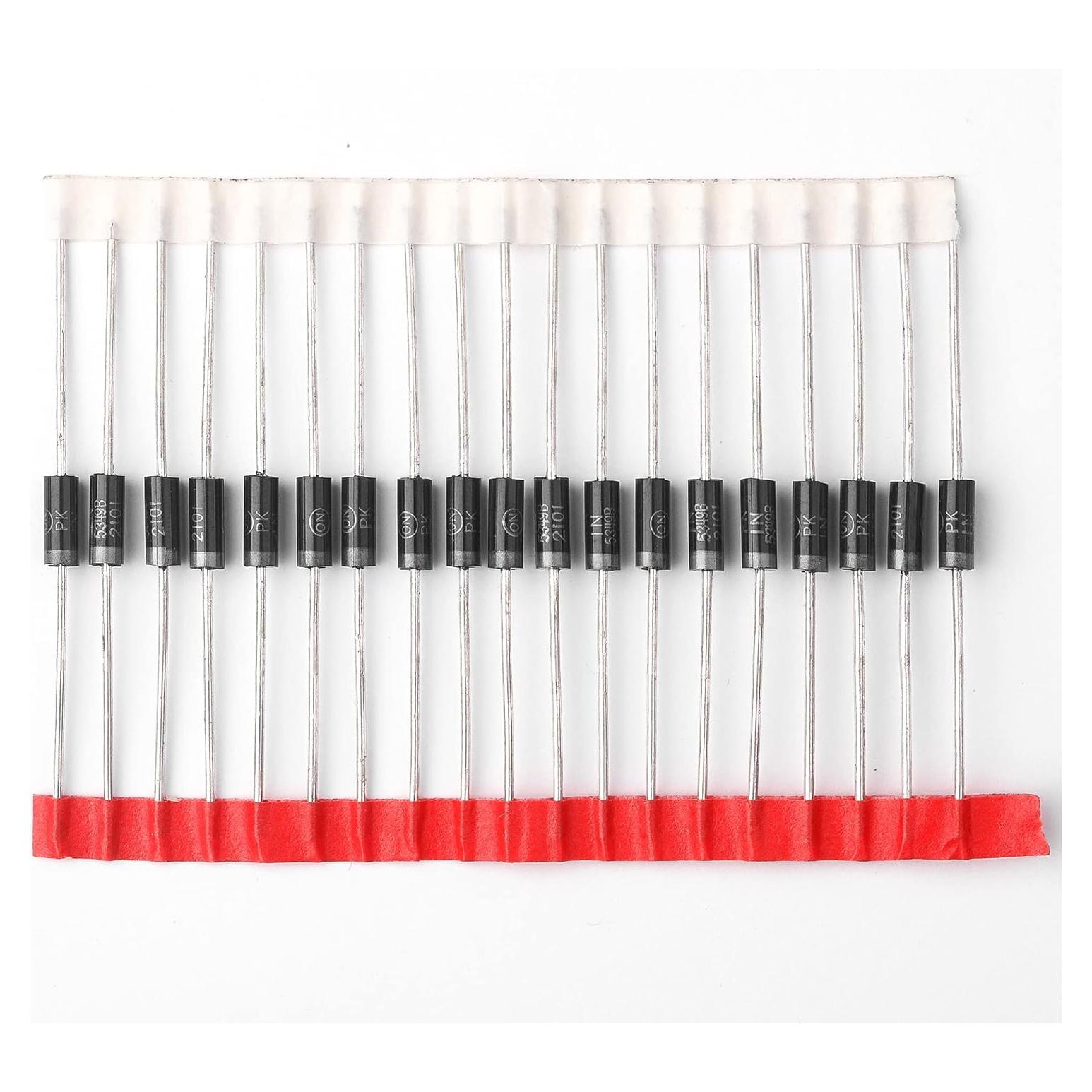 Diodos Zener 1N5349B 5W 12V Axiales - Paquete de 30 Piezas