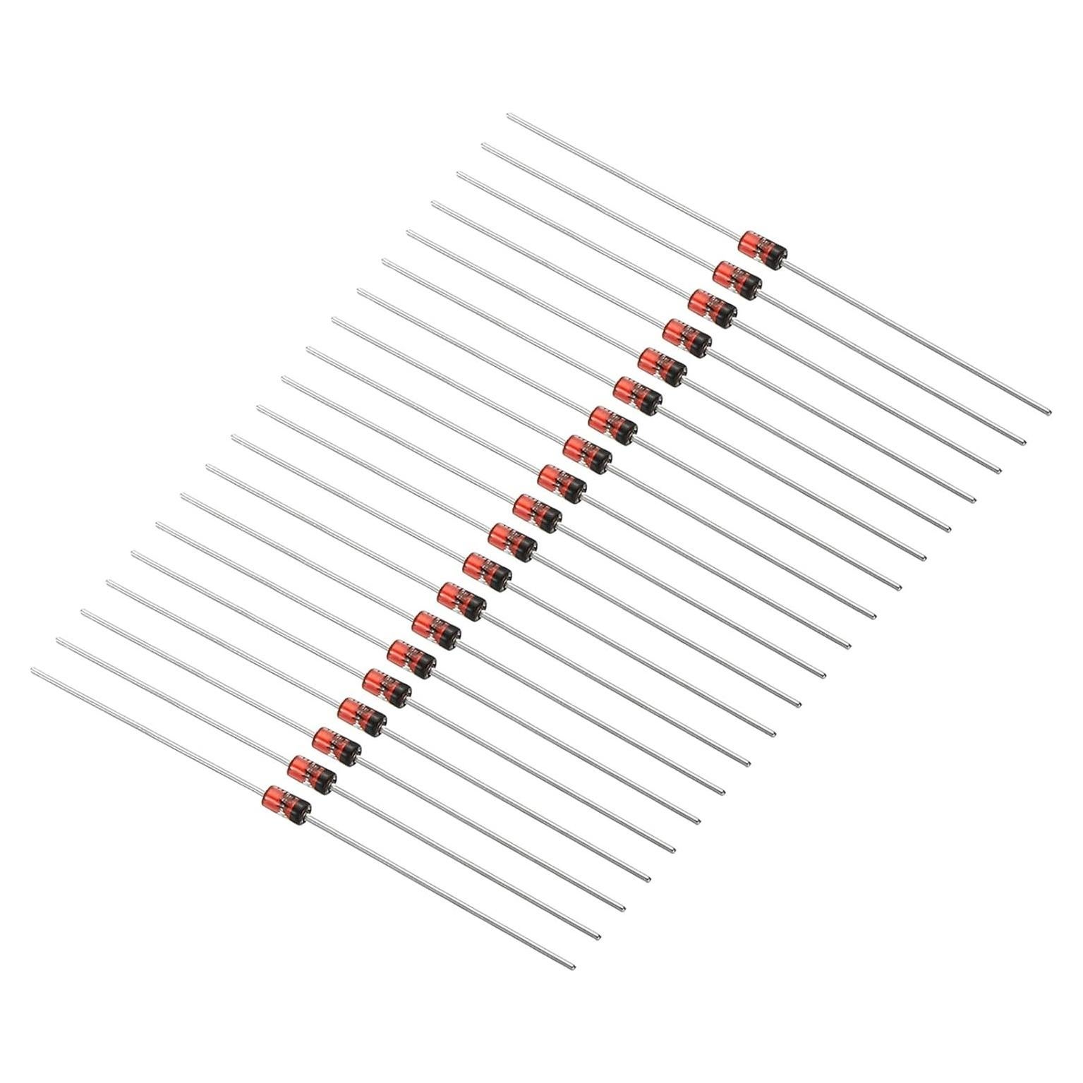 Diodo Zener PATIKIL 20 Pcs 9.1V DO-41 1W para Experimentos
