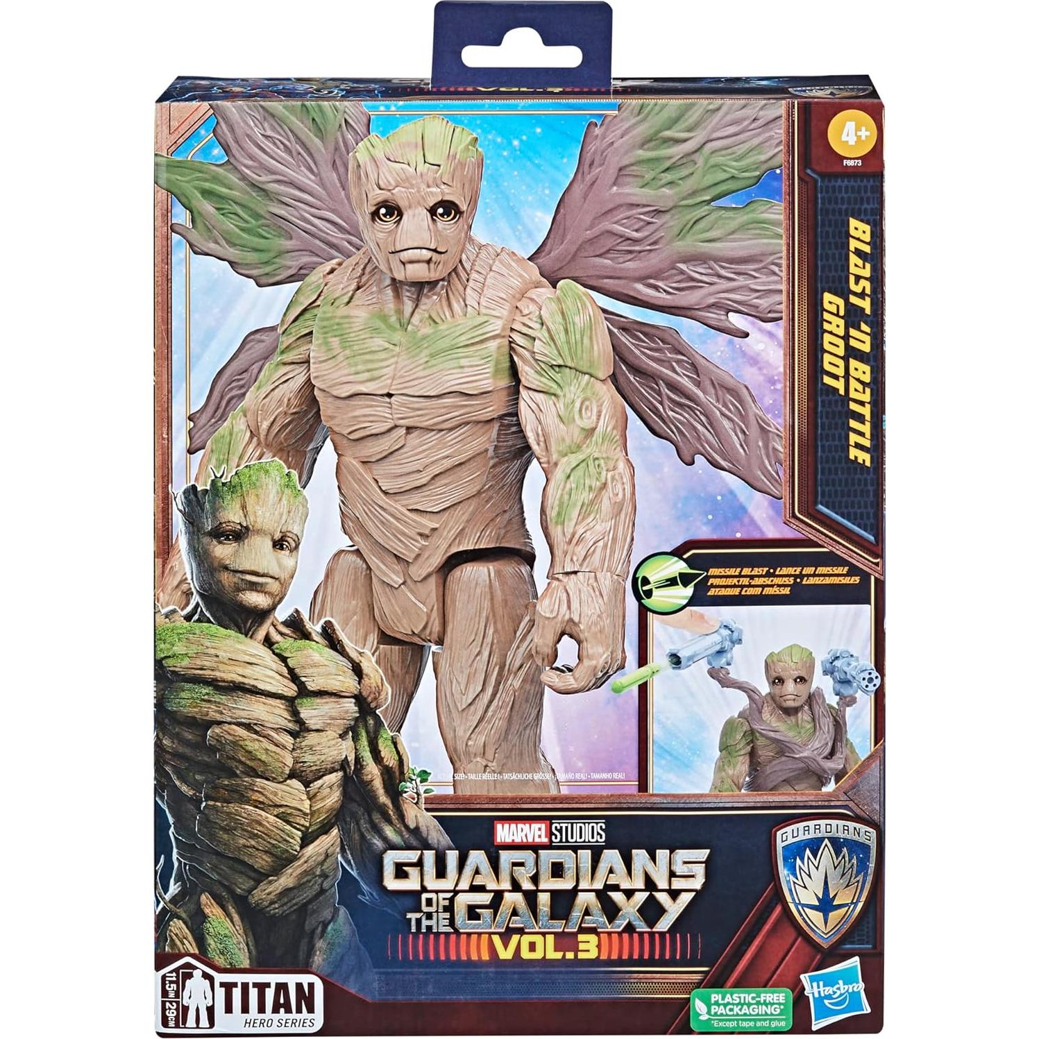 Figura de Acción Deluxe Groot Marvel Guardianes 29 cm