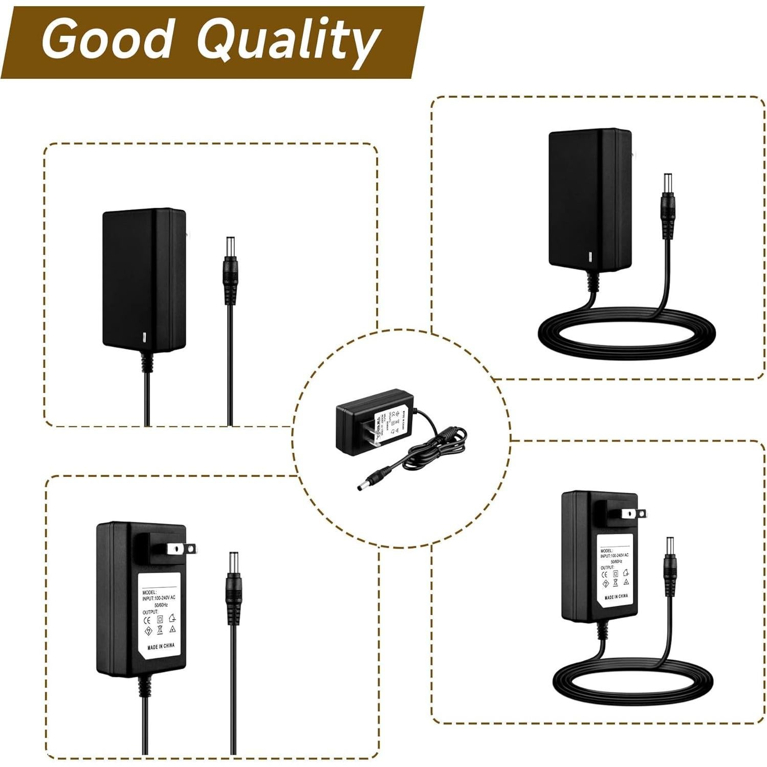 Adaptador AC/DC HISPD para Pedales de Guitarra y Bajo