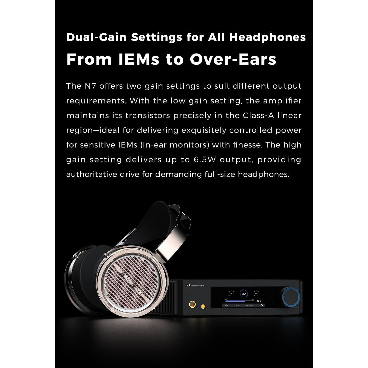 Amplificador de Auriculares Aune N7 Clase A Discreto 1.93kg