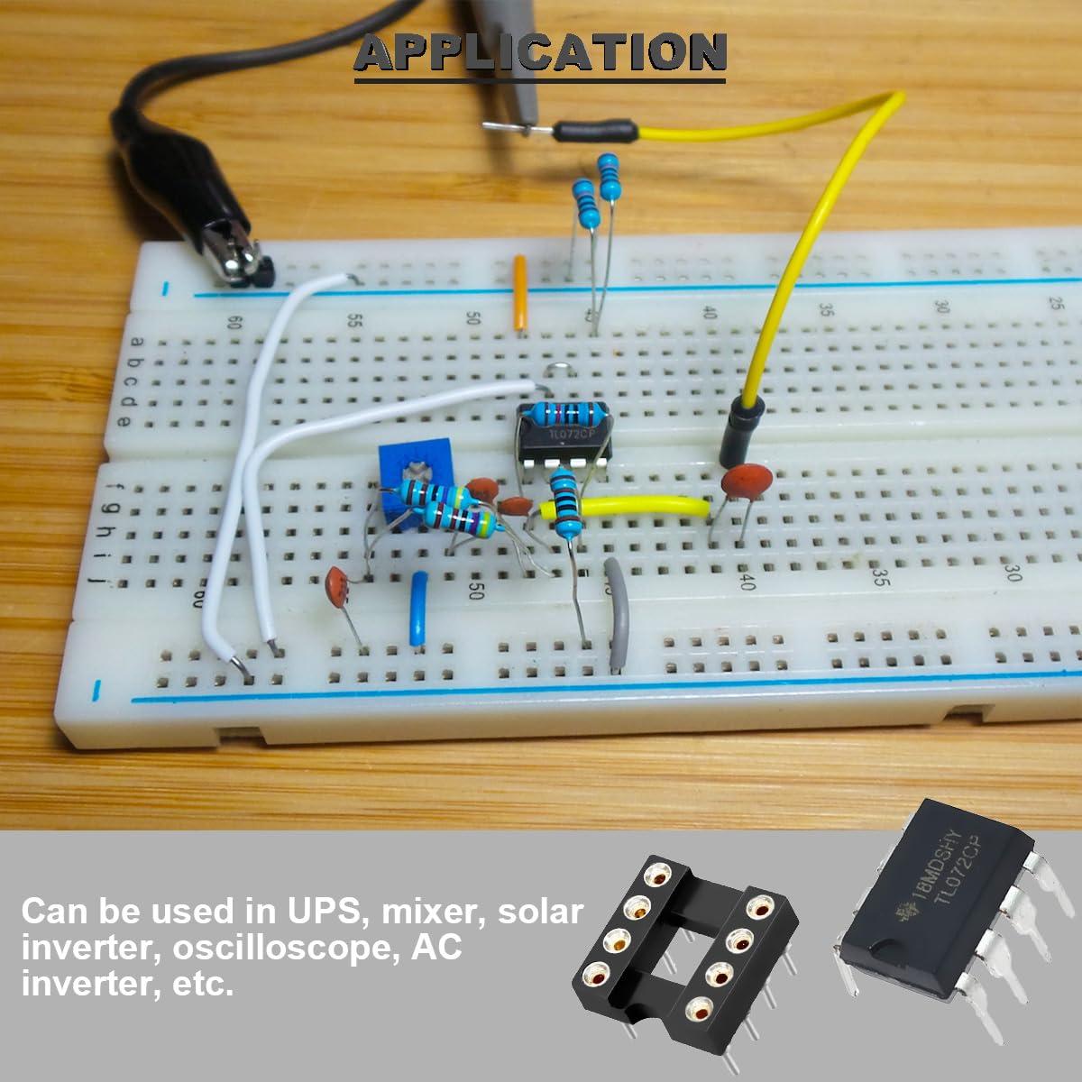 Amplificador Operacional TL072CP DAOKAI Paquete de 12