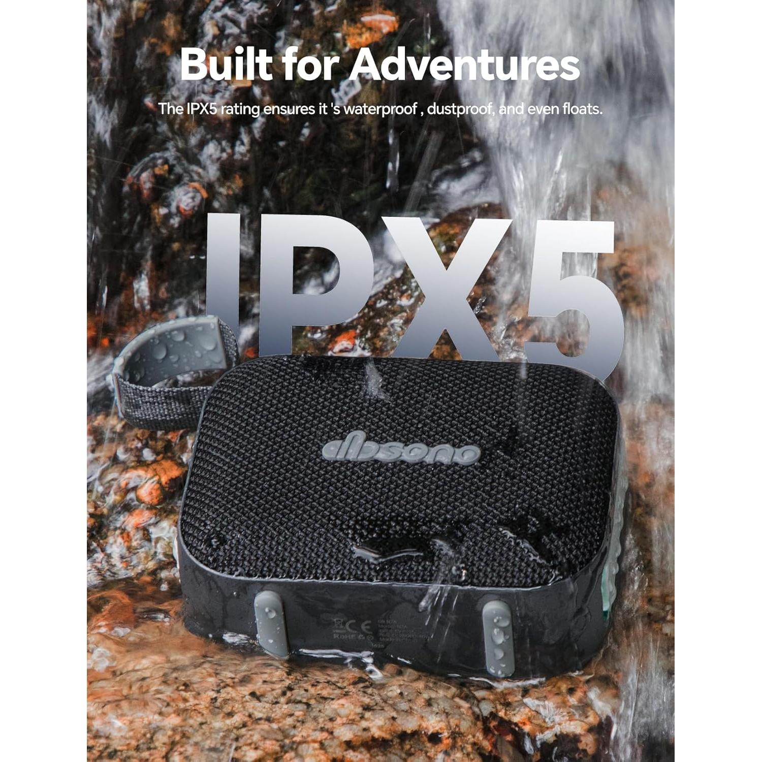 Altavoz Bluetooth Portátil Impermeable DB N7A Negro - 24H Reproducción